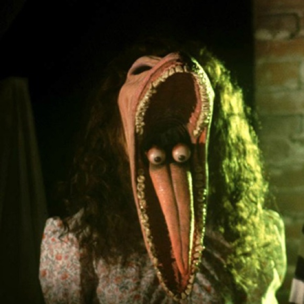 Maitland couple Barbara mask “Beetlejuice”